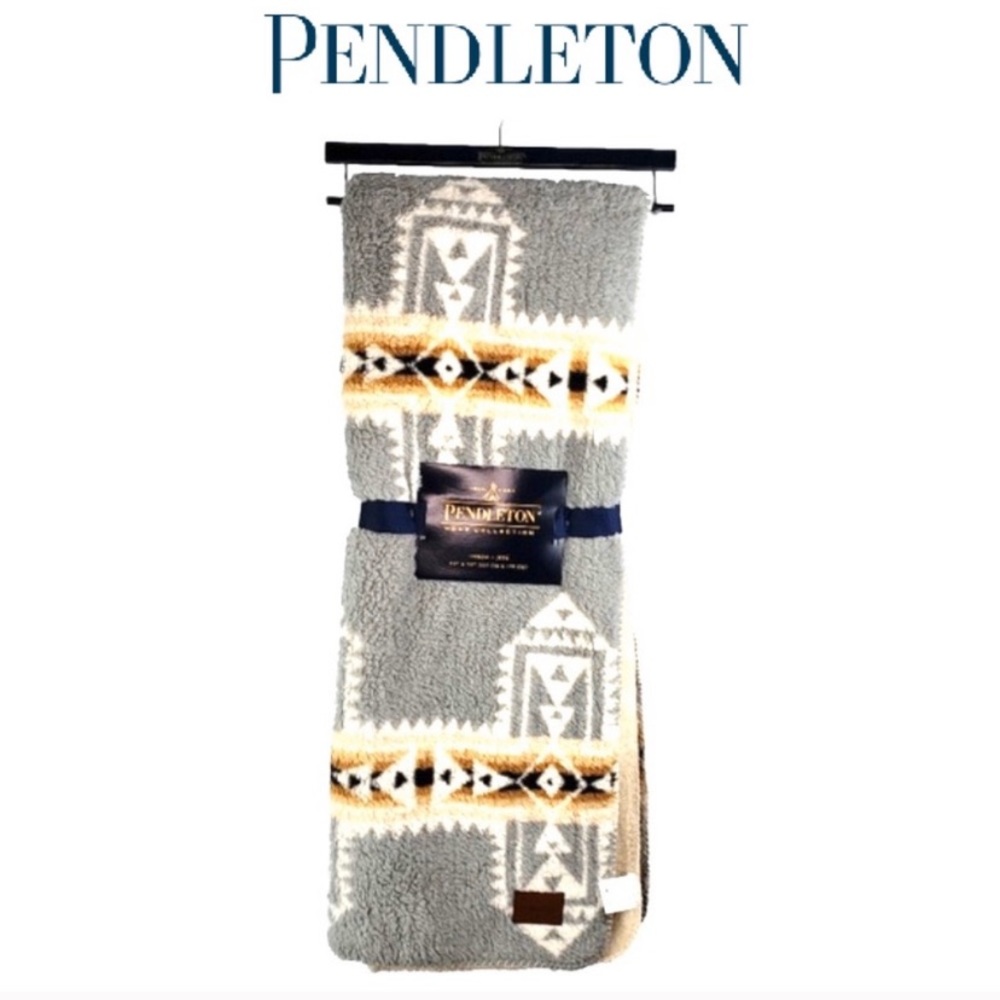 PENDLETON Sherpa Aztec Southwest Navajo Throw